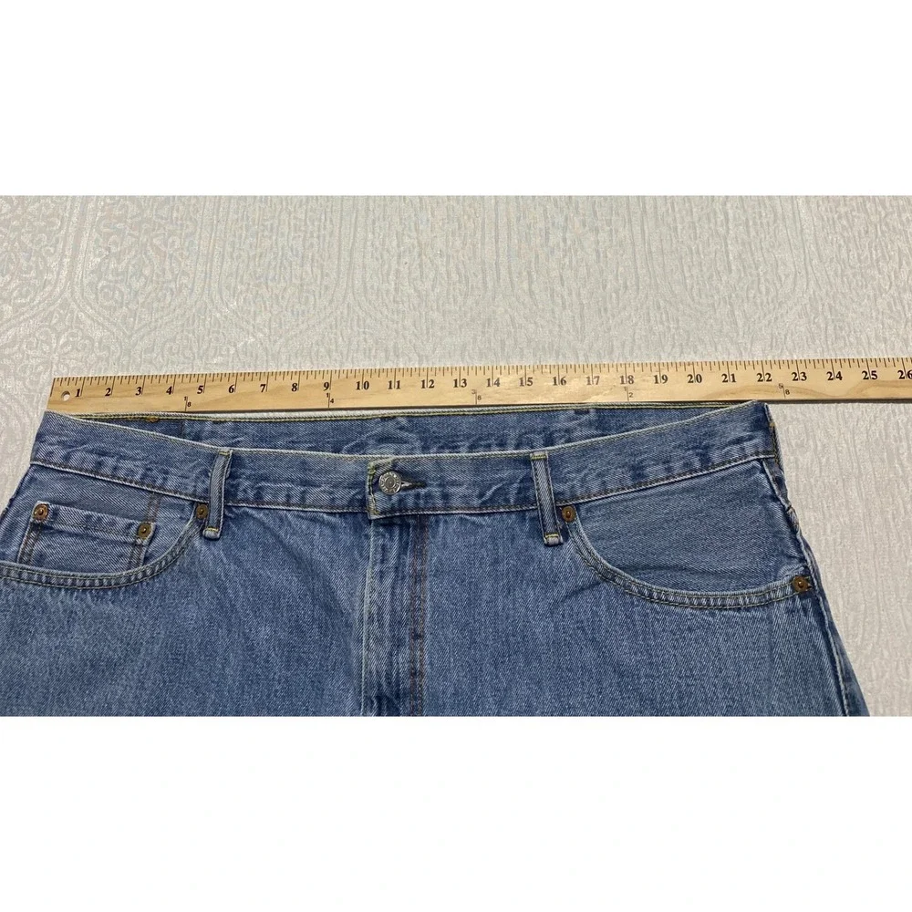 Levis 550 Jeans Men's 44x29 Blue Relaxed Fit Denim Medium‎ Wash Y2K